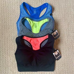 3 Alyce Ives Intimates Womens Sports Bras Sz L